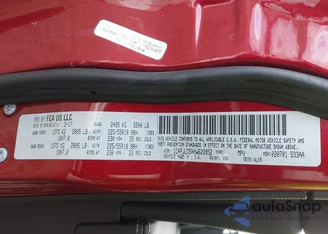 2017 Jeep Cherokee Limited Fwd из США, поврежденный, VIN 1C4PJLDSXHW623952